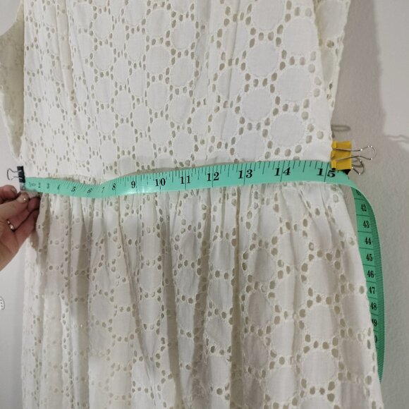 Everly Short Eyelet Summer Dress, NWOT (fits like M) - Picture 6 of 6